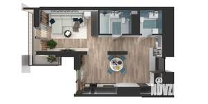 1-к квартира, вторичка, 44м2, 9/24 этаж