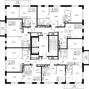 2-к квартира, вторичка, 59м2, 4/8 этаж