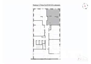 3-к квартира, вторичка, 78м2, 5/22 этаж