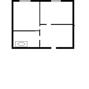 2-к квартира, вторичка, 43м2, 3/3 этаж