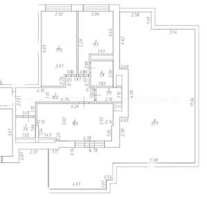 2-к квартира, вторичка, 94м2, 7/7 этаж