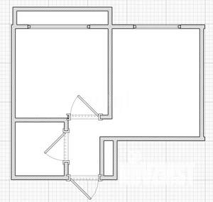 1-к квартира, вторичка, 49м2, 12/26 этаж