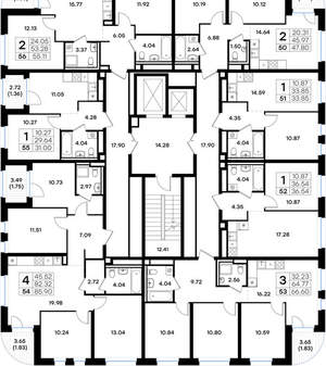 4-к квартира, вторичка, 86м2, 9/10 этаж