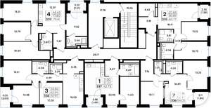 2-к квартира, вторичка, 61м2, 5/8 этаж