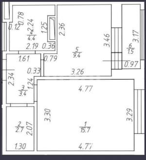 1-к квартира, вторичка, 35м2, 2/10 этаж