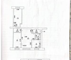 3-к квартира, вторичка, 54м2, 1/5 этаж