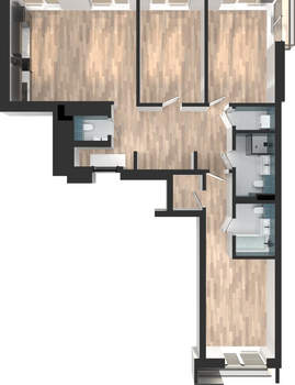 3-к квартира, вторичка, 103м2, 10/10 этаж