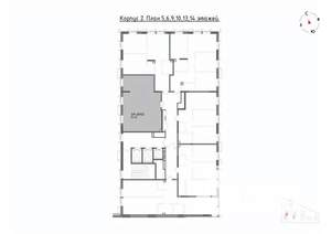 2-к квартира, вторичка, 61м2, 5/22 этаж
