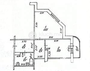 1-к квартира, вторичка, 48м2, 6/16 этаж