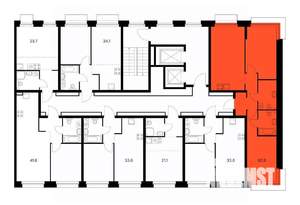 2-к квартира, вторичка, 63м2, 14/14 этаж