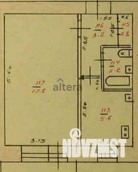 1-к квартира, вторичка, 29м2, 3/9 этаж