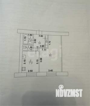 1-к квартира, вторичка, 34м2, 9/9 этаж