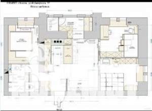 3-к квартира, вторичка, 54м2, 5/9 этаж