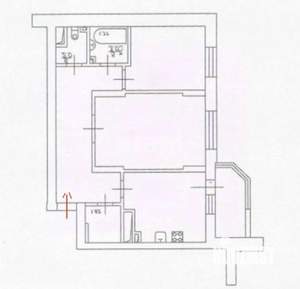 2-к квартира, вторичка, 64м2, 18/19 этаж