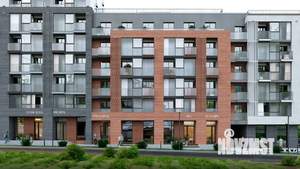 2-к квартира, строящийся дом, 71м2, 2/13 этаж