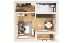 Студия квартира, вторичка, 37м2, 11/17 этаж