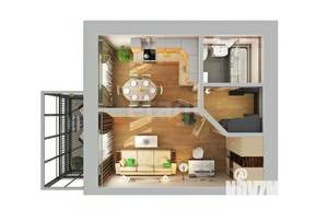 1-к квартира, вторичка, 33м2, 6/10 этаж