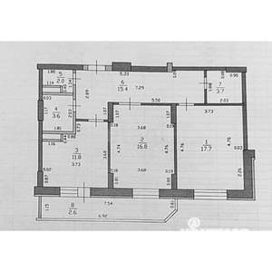 3-к квартира, вторичка, 71м2, 8/18 этаж