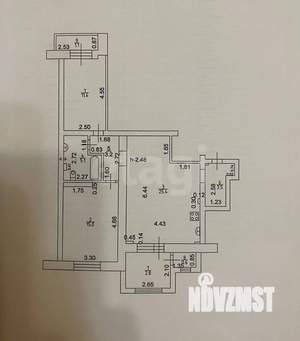 2-к квартира, вторичка, 58м2, 4/10 этаж