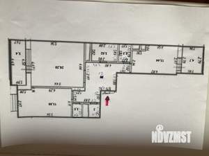 2-к квартира, вторичка, 91м2, 13/17 этаж