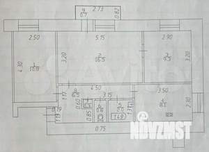 3-к квартира, вторичка, 54м2, 5/9 этаж