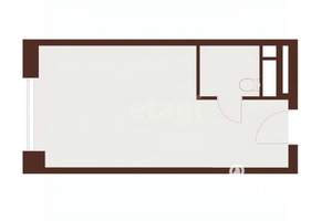Студия квартира, вторичка, 18м2, 1/5 этаж