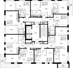 2-к квартира, вторичка, 64м2, 3/8 этаж
