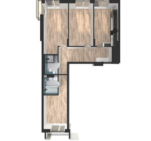 3-к квартира, вторичка, 86м2, 6/24 этаж