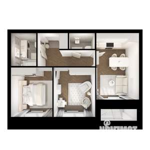2-к квартира, вторичка, 50м2, 5/10 этаж