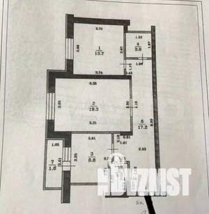 2-к квартира, вторичка, 65м2, 9/12 этаж