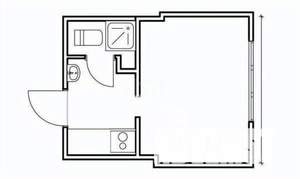 Студия квартира, вторичка, 11м2, 1/5 этаж