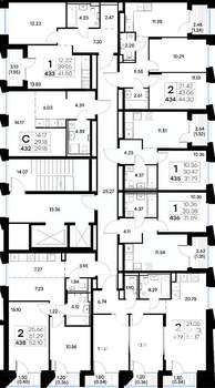 1-к квартира, вторичка, 42м2, 8/20 этаж