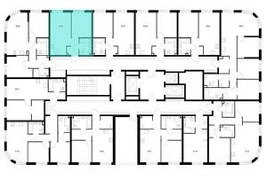 1-к квартира, вторичка, 34м2, 12/24 этаж