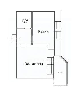 1-к квартира, вторичка, 35м2, 7/10 этаж