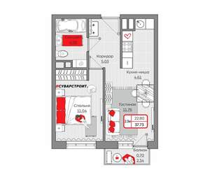 Фото квартиры на продажу (1)