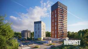 2-к квартира, строящийся дом, 68м2, 4/17 этаж