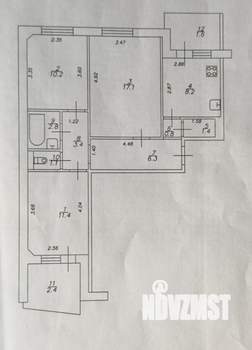 3-к квартира, вторичка, 67м2, 4/9 этаж
