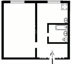 1-к квартира, вторичка, 31м2, 2/5 этаж