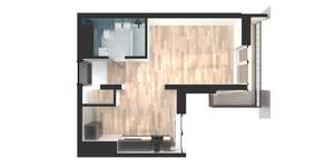 1-к квартира, вторичка, 34м2, 23/24 этаж