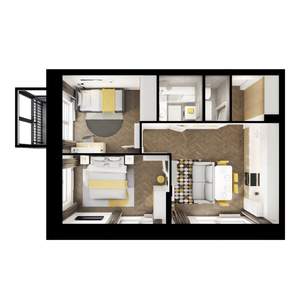 2-к квартира, вторичка, 53м2, 14/17 этаж