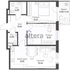 Фото квартиры на продажу (1)