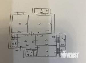 3-к квартира, вторичка, 84м2, 3/7 этаж