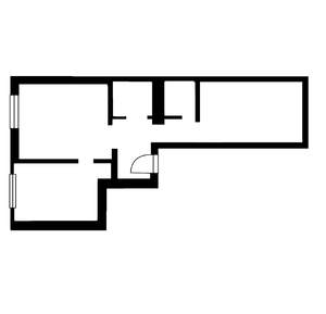 2-к квартира, вторичка, 50м2, 1/7 этаж