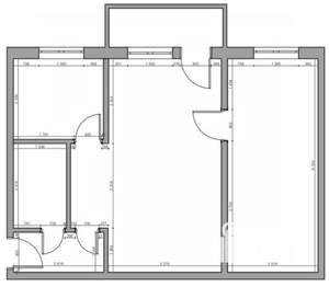 2-к квартира, вторичка, 47м2, 3/5 этаж