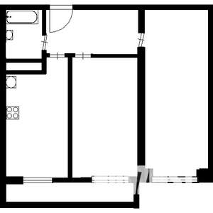 3-к квартира, вторичка, 55м2, 9/10 этаж