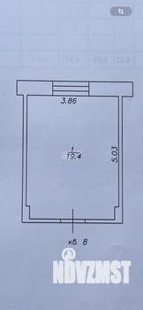 Студия квартира, вторичка, 19м2, 2/5 этаж