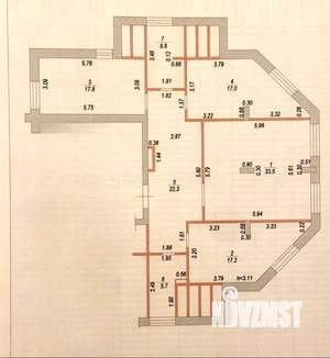 4-к квартира, вторичка, 130м2, 9/10 этаж