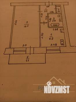 1-к квартира, вторичка, 30м2, 2/5 этаж