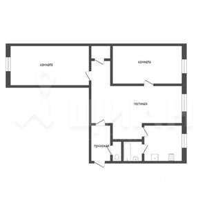 3-к квартира, вторичка, 57м2, 4/5 этаж