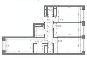 3-к квартира, вторичка, 68м2, 24/25 этаж